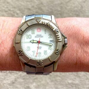Swiss Military Watch 0950668 Silver Men’s Water Resistant